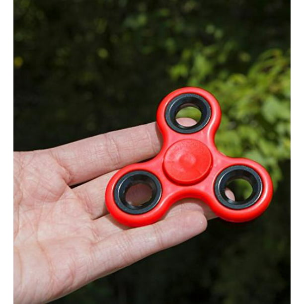 Hand spinner fidget toy sorting game anti stress hand adult child red